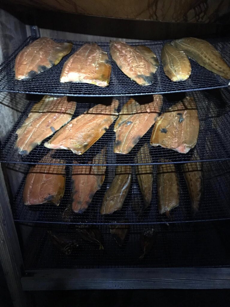 完成 スモークサーモン 冷薫 72時間