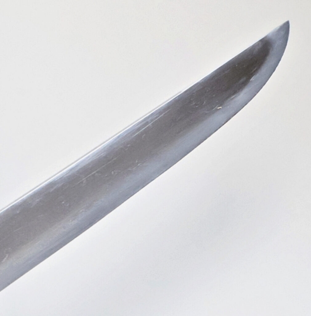 研ぎ前の短刀 刃部